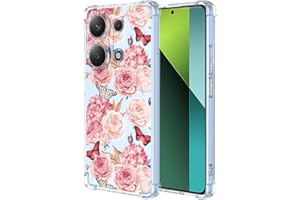 BORYA Funda para Xiaomi Redmi Note 13 4G, Transparente Ultradelgado Suave Sedoso Silicona Carcasa, Antigolpes TPU Bumper Estuche, Elegante Simple Caso, A54