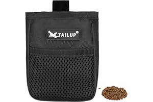 Zovator Small Dog Treat Bags, Dog Treat Pouch Puppy Dog Training Pouch Dog Treat Pouch with Waist Belt Clip Hands-Free Walking Dog Treat Pouch Puppy Treat Snack Bag Dog Treat Carrier for Dog Training