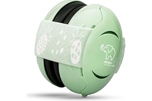 Schallwerk ® Mini+ Casque Anti Bruit Bebe - Protection Auditive de 0 à 36 Mois - Casque Anti-bruit pour Enfant & Bébé - Certifié CE - Protection Anti Bruit Enfant, Avion