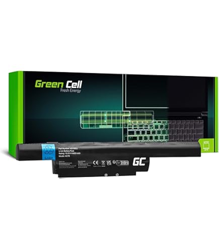 vhbw Batterij compatibel met Acer Aspire F5-571G-P8PJ, F5-571G-P98G, F5-571G-384P, F5-571G-504H notebook (2600 mAh, 14,8 V, Li-Ion