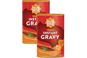 Marigold Health Foods Granules de sauce instantanée végétalienne - Sans gluten ni MSG - 170 g (paquet de 2)