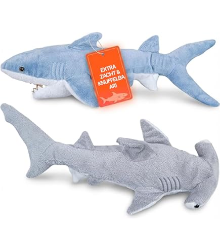 Wild Republic Tiger Shark Plush, Stuffed Animal, Plush Toy, Gifts For - View #4