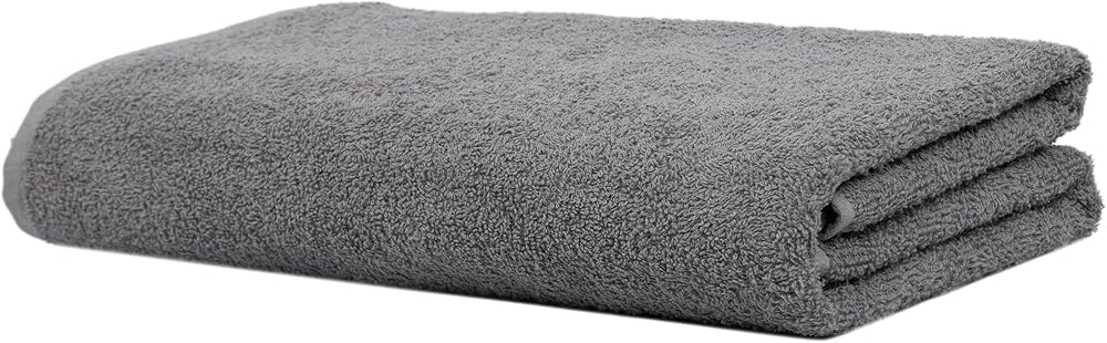 ılgın home Basic Banyo Havlusu%100 Pamuk (gri, 90 * 150)