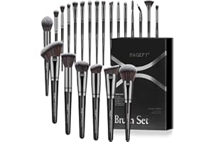 Make Up Pinsel Set MAGEFY Professionelles 22 Pcs Pinselset Makeup Schminkpinsel Foundation Gesicht, Augen, Lippen Lidschatten Pinsel Kosmetikpinsel Set with schwarze Geschenkbox