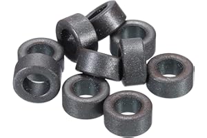 PATIKIL Ferrite Toroide Nucleo 14mm x 8mm x 7mm, 10pz Trasformatore Induttore Bobina oring, Nero
