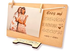 DIGIDU | Marcos de Fotos Personalizado, portafoto, Regalo Original Amigo, Regalo San Valentin para Parejas, Regalo Cumpleanos, decoración Wonderful, Aniversario