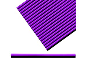 Jagowa 20PCS Car Air Outlet Trim Strip Car Interior Decoration Air Conditioner Strip Vent Outlet Trim(Purple)