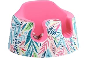 GENERIC Seat Cover Compatible with Bumbo Seat and Nuby Seat,Floor Seat Cover for Boys and Girls,Removable Breathable Baby Seat Cover,New Designed,Anti-Slip,Seat Not Included (Colorful Leaves)