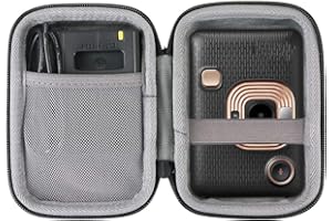 co2CREA Harte reiseschutzhülle Etui Tasche für Fujifilm Instax Mini LiPlay/LiPlay 2 Sofortbildkamera，Nur Tasche