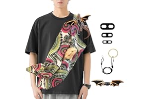 Koonafy Bearded Dragon Sling Carrier with Harness and Leash, Lizard Backpack Carrier Portable Travel Pet Reptile Small Animal Training Leashes for Bearded Dragon, Lizard, Gecko (Bearded dragon)