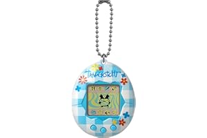 TAMAGOTCHI 42880 Bandai, Gen 2, Fiore Gingham Shell con Catena-L'originale Realtà Virtuale Pet, Multicolore