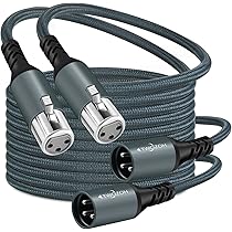 RDE XLR-3 Cavo XLR Premium (3m, Nero - Foto 1