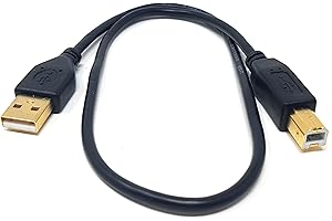MAINCORE MCore 50cm USB to PC, Laptop, Cable Lead for Music Instruments, Keyboards DJ Decks, Midi DJ CD Player, Turntable, Piano, MIDI Guitar, Tone Generators, Drum Machines,