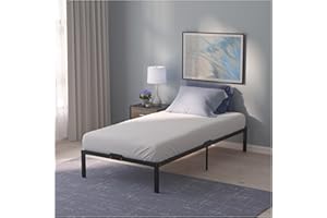 ‎DREAMZIE Dreamzie Bett 100x200 mit Lattenrost 41cm Bettrahmen Robust, Leichte Montage, Umfangreicher Stauraum