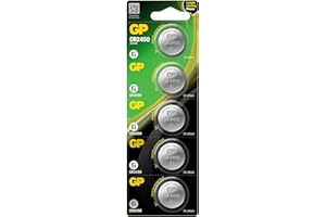 GP Batterie CR2450l für OOONO CO-Driver NO1 | 5 Stück Knopfbatterien CR 2450 l für ooono (3 Volt) | 5 Stück GP CR2450 Batterien für OOONO NO1