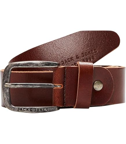 JACK & JONES leren riem JACLEE bruin | wehkamp
