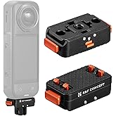 K&amp;F CONCEPT Magnetic Quick Release Mount Compatible with Insta360 X5, with 1/4 Inch Thread/Connection via Adapter/Safety Lock