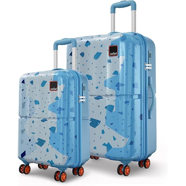 Buy uppercase Jfk 55 & 75 Cm Polyester Soft-Sided 8 Wheels Spinner