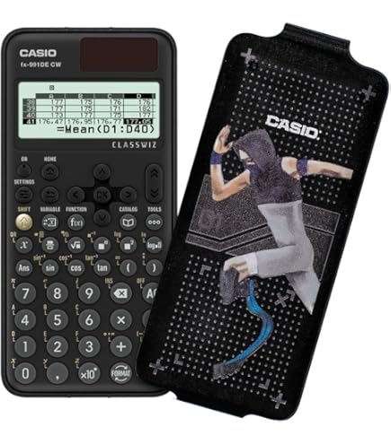 Casio FX-991 CW (Modello 2023) Calcolatrice Scientifica, 540 Funzioni E E Display Naturale + Casio Copertura Protettiva Per Calcolatrice Tecnica