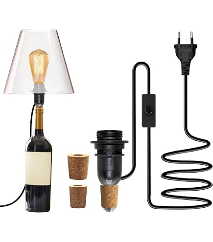 MULIN Z1 Lámpara Recargable USB Para Botella De Vino: Luz LED Inalámbrica Para Whisky, Gin O Champán (3 Modos, 14h Autonomía)