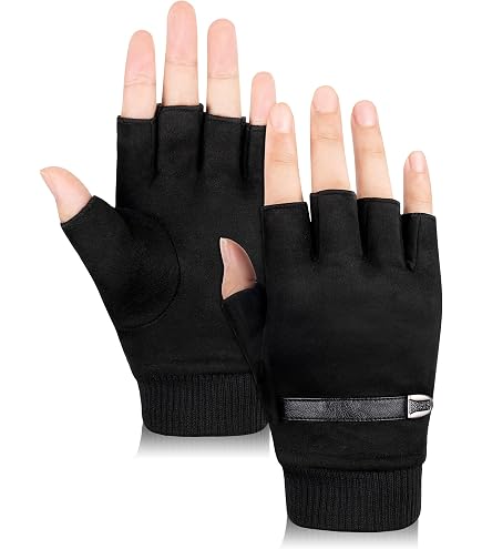 Le gant tricot paume suède | Le 31 | Gants et Mitaines en Laine pour Homme