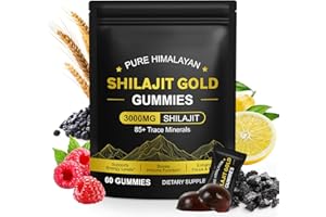WELOSUER Shilajit Gummies for Men & Women, Enhanced Strength Gummies for Overall Wellness, Natural Himalayan Gold Shilajit Gummie Rich in Ashwagandha, Gokshura, Energy Boost and Endurance, 60 Gummies