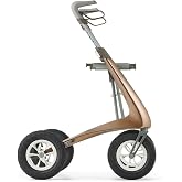 byACRE Carbon Overland All-Terrain Walker, 6.7 kg, Bentley Brown | World's Lightest Carbon Off-Road Walker with Seat, Pneumat