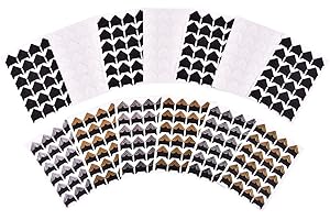 iGadgitz Home U7014 Self-Adhesive Photo Corners (312 Pieces), Photo Mounting Corners, Picture Corners Stickers - Multicoloured