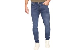 KANDOR Smith & Jones Jeans for Men – Mens Slim fit Jeans, Stretch Cotton Denim Trousers, Men’s Casual, Work Stretchy Jeans UK, Black, Dark, mid and Light Blue wash