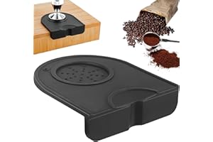 FLZONHUT Tappetino per Macinacaffè,Tappetino Macchina Caffe,Tappetino da caffè in Silicone Tappetino per caffè Espresso per Macchina da caffè Semiautomatica e Funzionante 14 cm x 12,5 cm