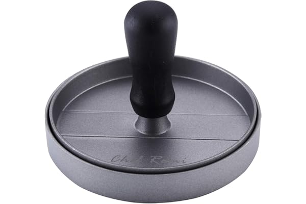 Chef Remi Nouveau : Presse à Burger antiadhésive – Meilleurs Accessoires pour grillades – Set à grillades Ultime – Accessoires Parfaits pour Grill ou Cadeaux pour Mari, père, Hommes