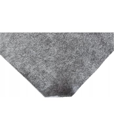 LOMUG zelfklevend vilt, 1 mm, lichtgrijs, 40 x 220 cm, zelfklevend vlies, interieur, voor doe-het-zelf box, liner, stoelen, meubels