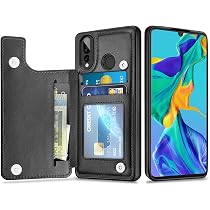 Lederhülle Für Huawei P30 Lite Mit Kartenfach & Magnetverschluss – PU Leder, Stoßfest