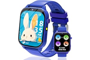 kaacly Kids Smart Watch Boys Girls - Smart Watch for Kids Fitness Tracker Watch with 1.57 Inch DIY Face Sport Modes Alarm Clock Calories Counter Christmas Birthday Gifts for Children 4 5 6 7 8+