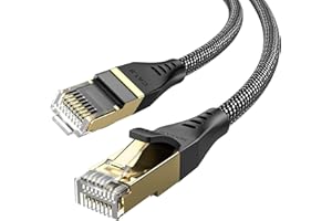MOGOOD 8 Tipi di Cavi di Rete, 5 Metri Cavo Internet RJ45 ad alte Prestazioni SFTP, Cavo LAN 40Gbps 2000Mhz, Compatibile con Estensore WIFI, Router, Modem