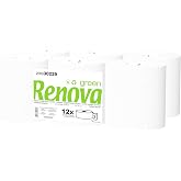 RENOVA 5601028004961 Renovagreen Jumbo Toilet Paper &ndash; 12 Rolls White