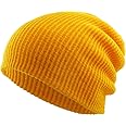 KBETHOS Ribbed Knit Cuffed Beanie Thick Winter Ski Hat Skully Winter Warm Mens Womens Unisex