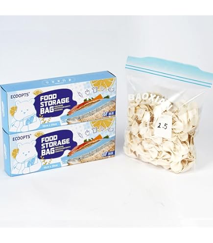 Plastic diepvrieszakken - Gallon Zip Voedselzakken - 60 stuks hersluitbare diepvrieszakken - Herbruikbare ritssluitingszakken voor fruit, groenten, vlees en snacks - Luchtdichte, lekvrije afdichting