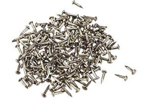 sourcing map Clou Petit Minuscule Carbone Acier Quincaillerie 1X6mm(DxL) pour Bricolage Décoratif Bois Boîte Accessoire Bronzé 200pcs