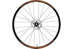 DualColorStampe Adesivi Cerchi Bici 26'' - 27,5'' - 28-29'' Pollici Ruota Bici MTB Bike Stickers Cerchi MTB accessori MTB B0043 (28-29'' Pollici, Arancione)