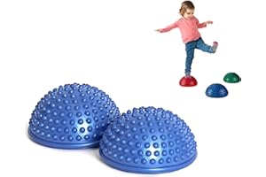 PHYSIOWORX Balance Pod Kids Stepping Stones - Balance Sensory Toys to aid Body Awareness & Balance - 18cm Width - Delivered Colours May Vary. Sold Individually.