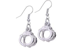 LIKGREAT LIKGRAN - Orecchini pendenti con disegno di ragazza che corre e pittura, per donne e ragazze