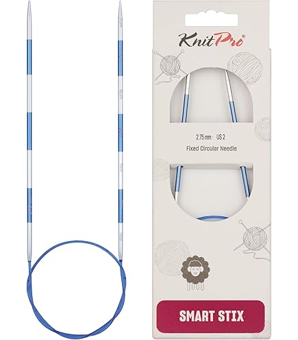 KnitPro Breipinnen : Circulair , metaal , Groen , 2.5mm