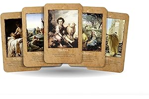 Ibiza Tarot Tarot de Jesús, cartas de arcanos mayores, baraja de cartas de tarot de adivinación para principiantes, auténtica experiencia de tarot, juego de 22 cartas