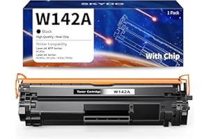 Skydo 142A Toner Cartridge, With Chip, Compatible for HP 142A W1420A 142X W1420X Laserjet Toner Cartridge for H P LaserJet Printers M110 M110w MFP M139 M140 M140w Printer (1-Black)
