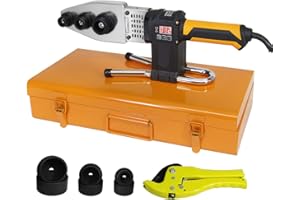 BAOSHISHAN 20-63mm Kunststoff Schweißgerät mit Digitalanzeige Rohrschweißmaschine für PPR/PE/PP 1000W 220V