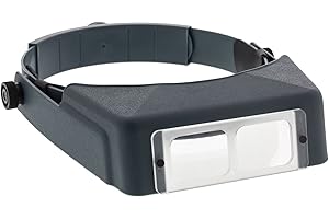 Donegan Optical OptiVISOR LX-Lente d'Ingrandimento binoculare #4 ingrandisce 2X a 25,4 cm, Altro, Multicolore, 5.08 x 20.32 x 29.59 cm