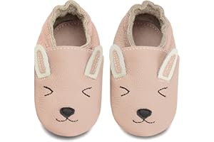 IceUnicorn Scarpe Neonato Scarpine Primi Passi Morbida Pelle Scarpine Prima Infanzia Suola Scamosciata Carino Colorate Animali 0 a 24 Mesi