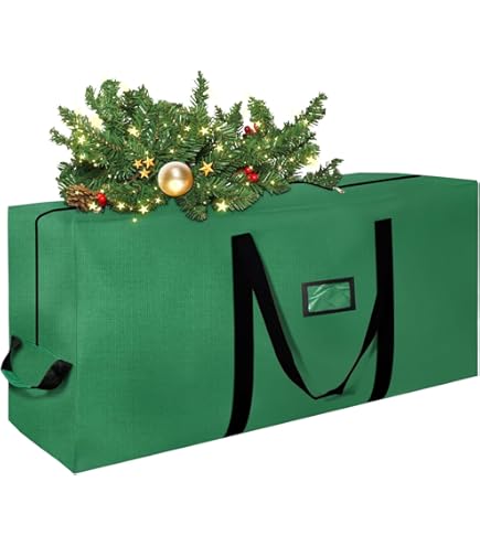 SONGMICS Kerstboomtas met 4 cm wielen, boomkoffer tot 274 cm, voor