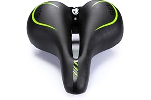 TentHome Sella MTB Comfort Gel di Silice Ergonomico con Sfera Ammortizzatore a Doppia Molla per Bicicletta/MTB/Bici da Strada